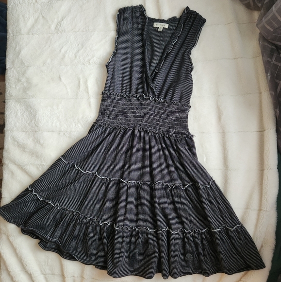 Max Studio Dresses & Skirts - NWOT Max Studio Smocked Striped Mini Dress - Size XS